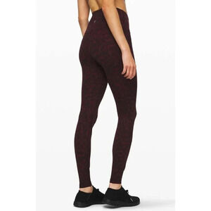 Lululemon Align 28" Formation Camo Dark Adobe Multi Athletic Leggings 8